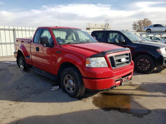 1FTRF04W57KC22469 - 2007 FORD F150 RED photo 4