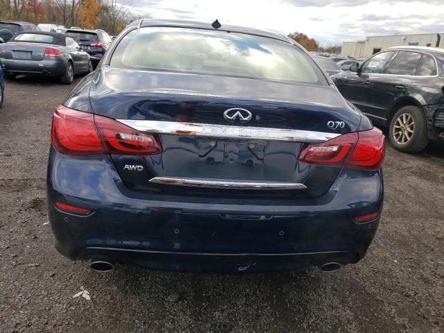 JN1BY1AR8JM220181 - 2018 INFINITI Q70 3.7 LUXE BLUE photo 6