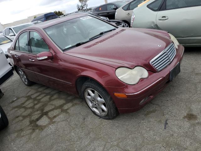 WDBRF61J02F195791 - 2002 MERCEDES-BENZ C 240 BURGUNDY photo 4