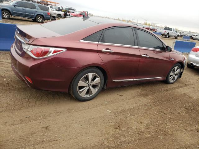 KMHEC4A48BA007003 - 2011 HYUNDAI SONATA HYBRID BURGUNDY photo 3