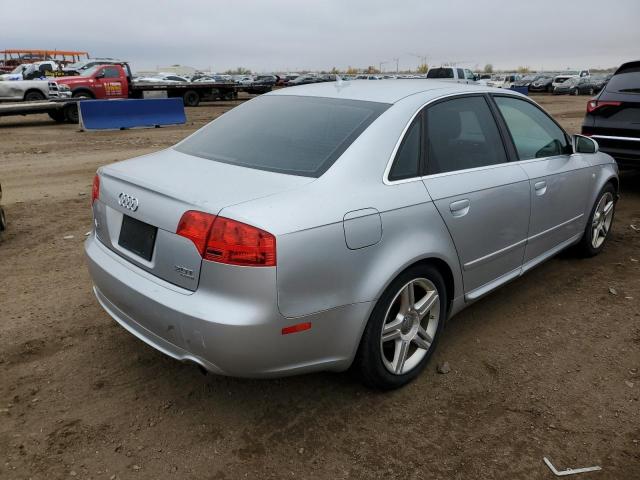 WAUDF78EX8A089670 - 2008 AUDI A4 2.0T QUATTRO SILVER photo 3