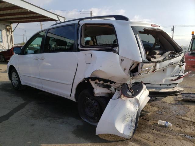 5TDZA23C96S401641 - 2006 TOYOTA SIENNA CE WHITE photo 2