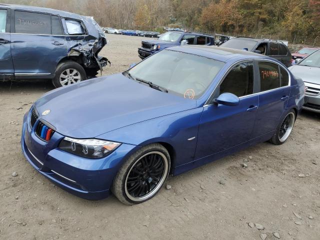 WBAVB735X7KY60497 - 2007 BMW 335 I BLUE photo 1