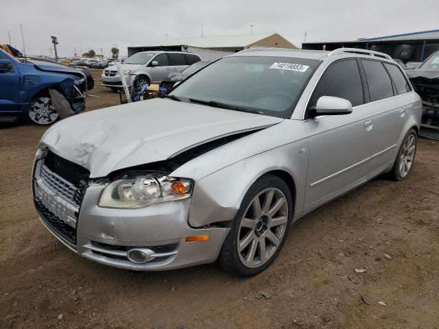 WAUKF78E97A110210 - 2007 AUDI A4 2.0T AVANT QUATTRO SILVER photo 1