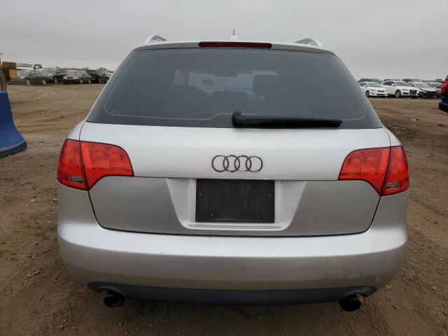 WAUKF78E97A110210 - 2007 AUDI A4 2.0T AVANT QUATTRO SILVER photo 6