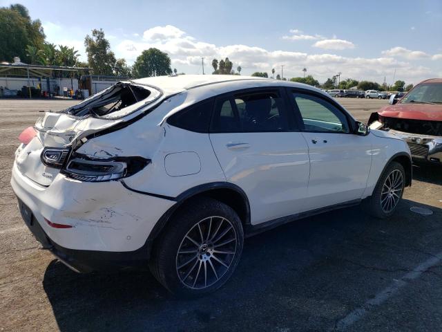 W1N0J8EB4NG048730 - 2022 MERCEDES-BENZ GLC COUPE 300 4MATIC WHITE photo 3