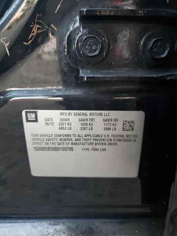 1G6DE5E58D0100795 - 2013 CADILLAC CTS LUXURY COLLECTION BLACK photo 13