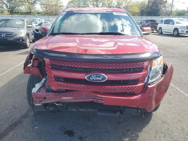 1FMHK8F8XCGA16240 - 2012 FORD EXPLORER LIMITED RED photo 5