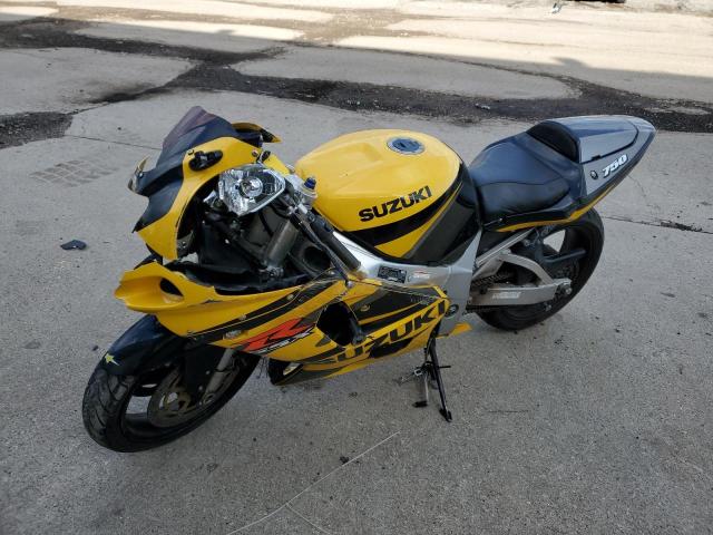 JS1GR7HA222100080 - 2002 SUZUKI GSX-R750 YELLOW photo 2