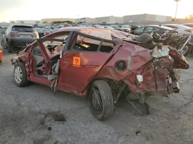 JHMZE2H59AS012494 - 2010 HONDA INSIGHT LX RED photo 2