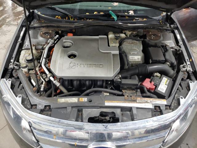 3FADP0L36BR145443 - 2011 FORD FUSION HYBRID GRAY photo 11