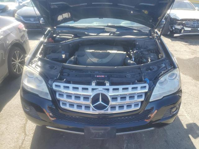 4JGBB8GB9BA730927 - 2011 MERCEDES-BENZ ML 350 4MATIC BLACK photo 12