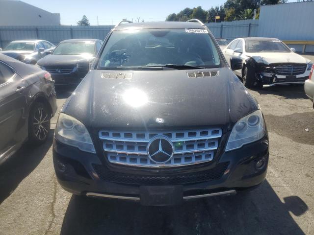 4JGBB8GB9BA730927 - 2011 MERCEDES-BENZ ML 350 4MATIC BLACK photo 5