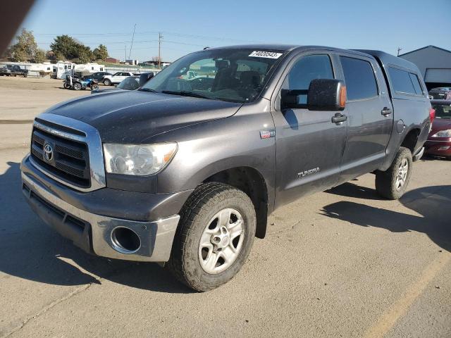 5TFDY5F13BX169513 - 2011 TOYOTA TUNDRA CREWMAX SR5 GRAY photo 1