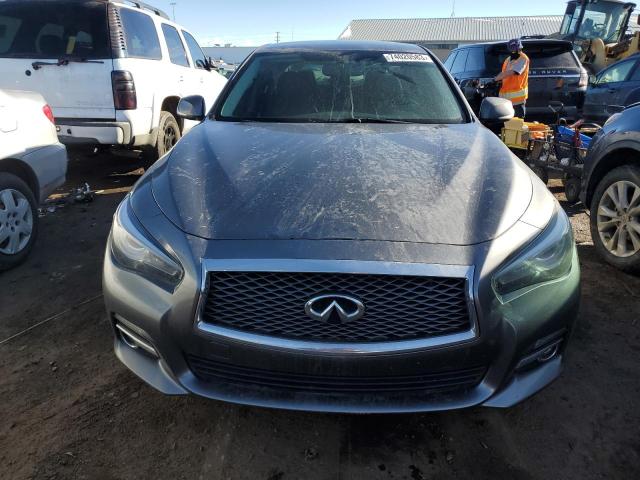 JN1BV7AR3FM415463 - 2015 INFINITI Q50 BASE GRAY photo 5