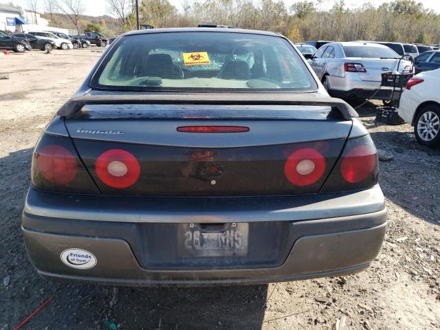 2G1WF52E949352822 - 2004 CHEVROLET IMPALA GRAY photo 6