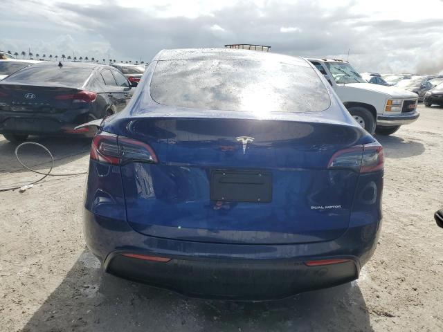 7SAYGDEE1NF532914 - 2022 TESLA MODEL Y BLUE photo 6