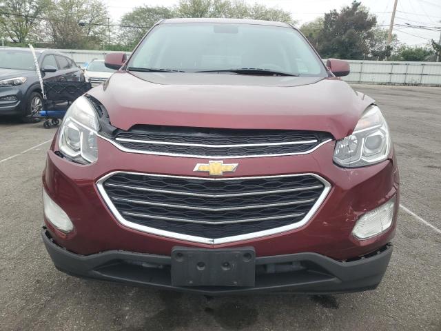 2GNALCEK9H1524567 - 2017 CHEVROLET EQUINOX LT RED photo 5