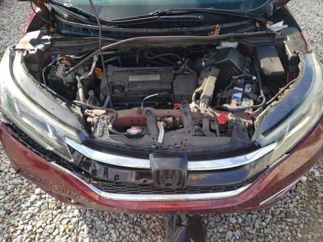 2HKRM4H73FH659349 - 2015 HONDA CR-V EXL BURGUNDY photo 12