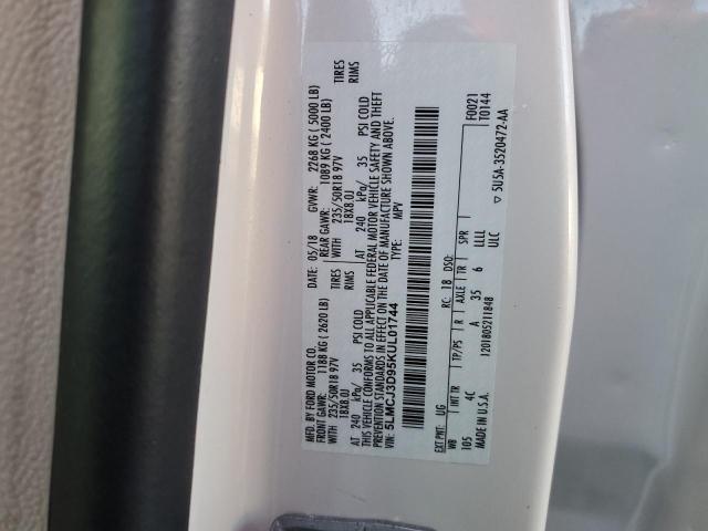 5LMCJ3D95KUL01744 - 2019 LINCOLN MKC RESERVE Beyaz fotoğraf 13