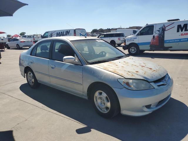 JHMES96644S009616 - 2004 HONDA CIVIC HYBRID BLUE photo 4