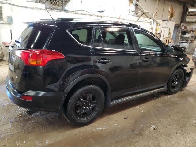 2T3ZFREV1FW211453 - 2015 TOYOTA RAV4 LE BLACK photo 3