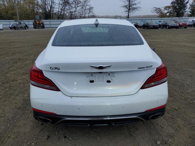 KMTG74LE9LU051584 - 2020 GENESIS G70 ELITE WHITE photo 6