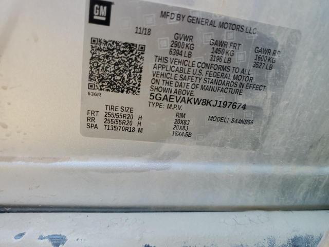 5GAEVAKW8KJ197674 - 2019 BUICK ENCLAVE ESSENCE Gümüş foto 13