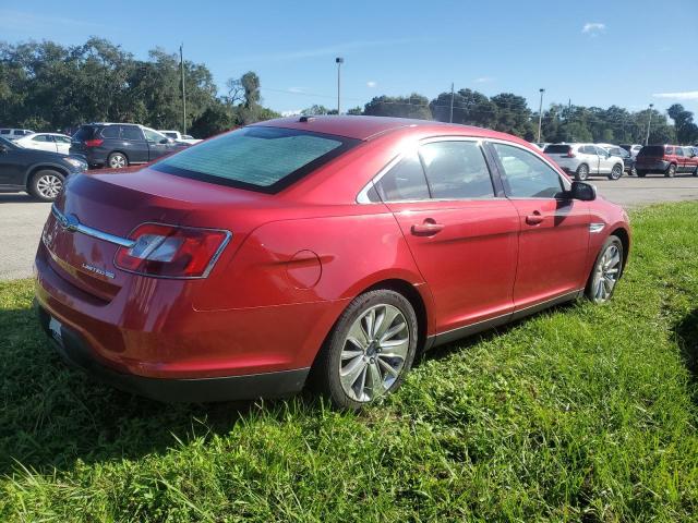 1FAHP2JWXBG153966 - 2011 FORD TAURUS LIMITED RED photo 3