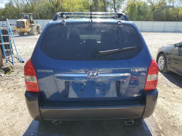 KM8JN72D06U299341 - 2006 HYUNDAI TUCSON GLS BLUE photo 6