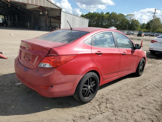 KMHCT4AEXDU464316 - 2013 HYUNDAI ACCENT GLS RED photo 3