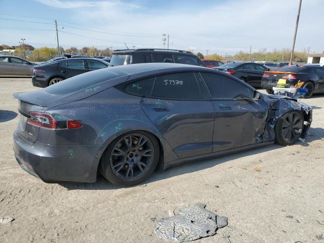 5YJSA1E62MF450815 - 2021 TESLA MODEL S GRAY photo 3