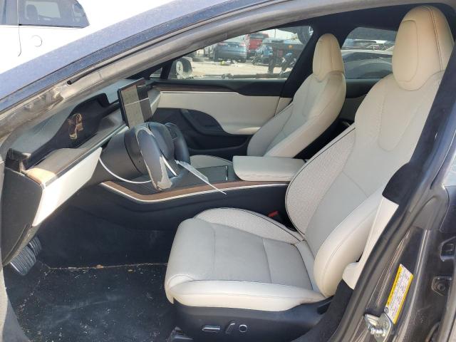 5YJSA1E62MF450815 - 2021 TESLA MODEL S ნაცრისფერი ფოტო 7