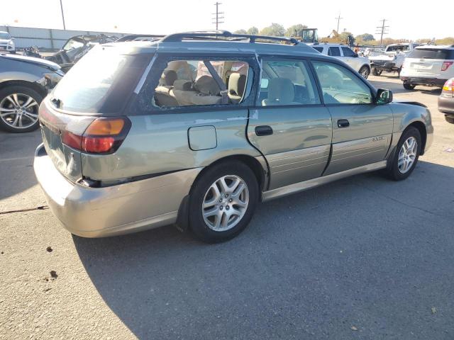 4S3BH675X37605354 - 2003 SUBARU LEGACY OUTBACK AWP 绿色 照片 3