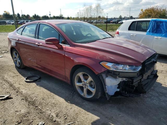 1FA6P0HD7E5398658 - 2014 FORD FUSION SE BURGUNDY photo 4