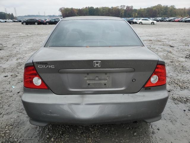 1HGEM219X4L073790 - 2004 HONDA CIVIC EX GRAY photo 6