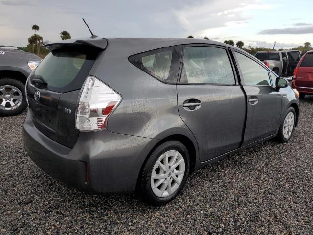 JTDZN3EU5C3122832 - 2012 TOYOTA PRIUS V GRAY photo 3