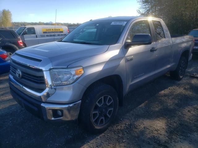 5TFUY5F19EX385371 - 2014 TOYOTA TUNDRA DOUBLE CAB SR/SR5 SILVER photo 1