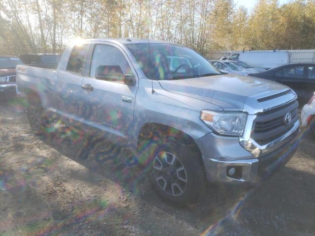 5TFUY5F19EX385371 - 2014 TOYOTA TUNDRA DOUBLE CAB SR/SR5 SILVER photo 4