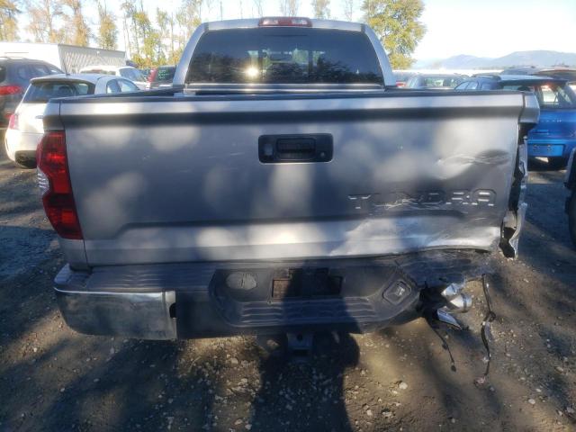 5TFUY5F19EX385371 - 2014 TOYOTA TUNDRA DOUBLE CAB SR/SR5 SILVER photo 6