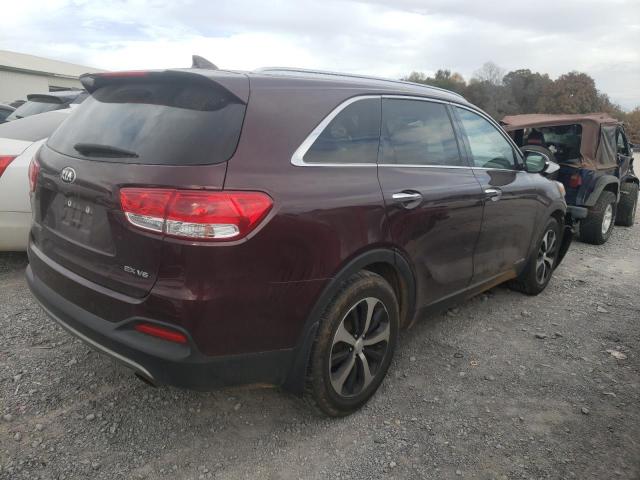 5XYPHDA53GG181608 - 2016 KIA SORENTO EX MAROON photo 3