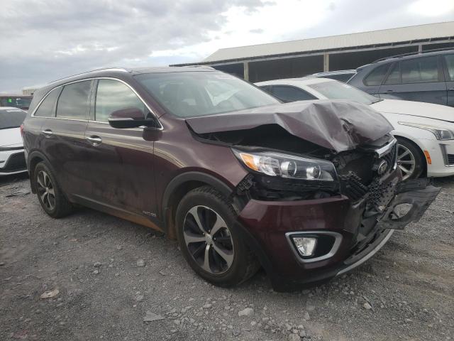 5XYPHDA53GG181608 - 2016 KIA SORENTO EX MAROON photo 4