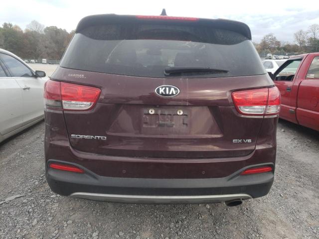 5XYPHDA53GG181608 - 2016 KIA SORENTO EX MAROON photo 6