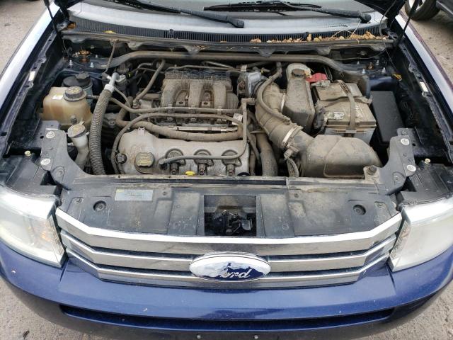 2FMHK6CC0BBD31454 - 2011 FORD FLEX SEL BLUE photo 12