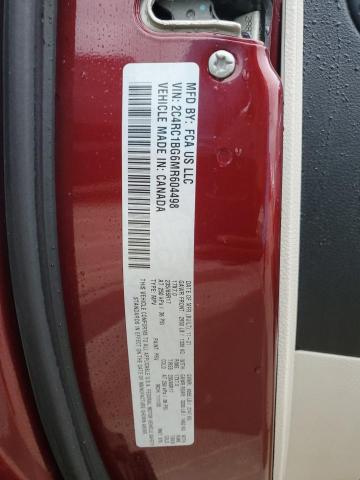 2C4RC1BG6MR604498 - 2021 CHRYSLER PACIFICA TOURING L Tünd qırmızı foto 14