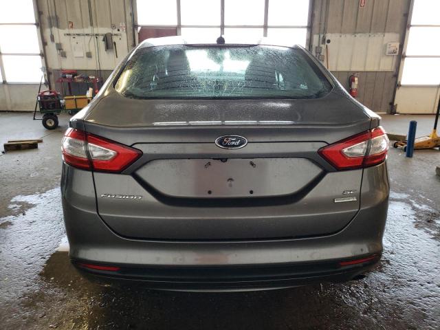 3FA6P0HRXDR109702 - 2013 FORD FUSION SE GRAY photo 6