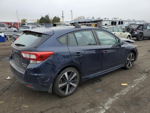 4S3GTAJ64K1711406 - 2019 SUBARU IMPREZA SPORT BLUE photo 3