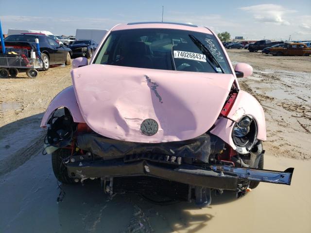 3VWRW3AG8AM026358 - 2010 VOLKSWAGEN NEW BEETLE PINK photo 5