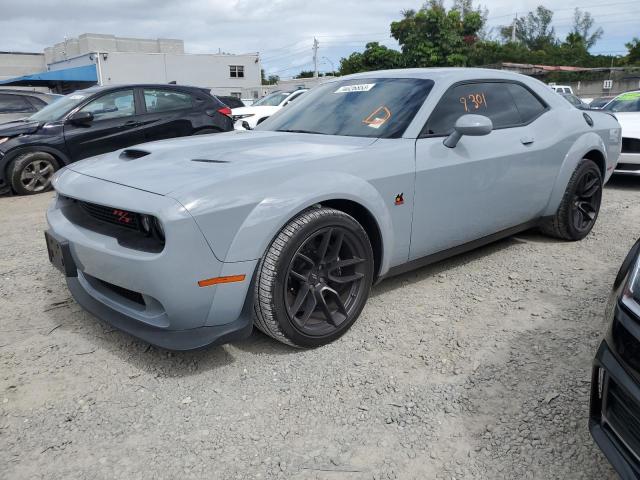 2C3CDZFJXNH118330 - 2022 DODGE CHALLENGER R/T SCAT PACK GRAY photo 1