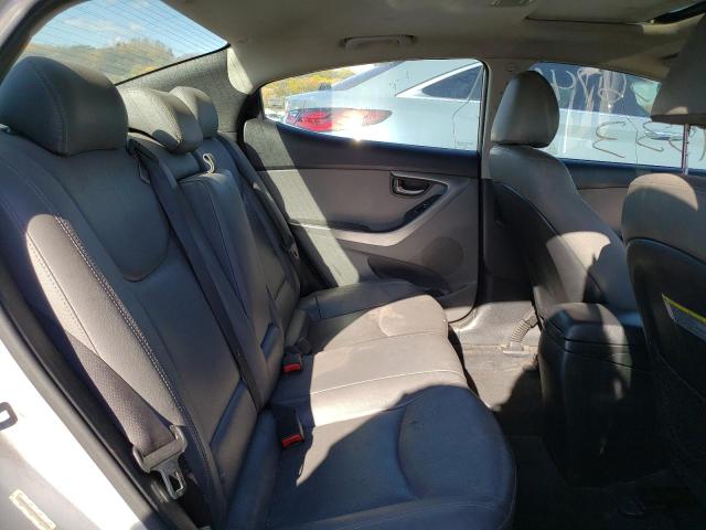 KMHDH4AE9DU661533 - 2013 HYUNDAI ELANTRA GLS SILVER photo 10